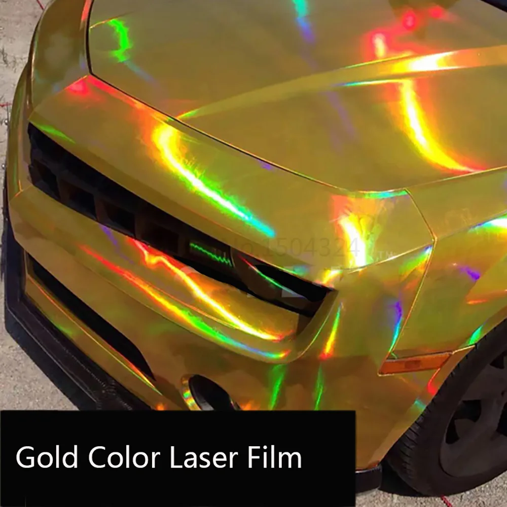 30*100cm Laser Plating Vinil Holografski Auto Avto Zaviti Film Mavrica karoserije Dekoracijo Chrome Nalepka Stanja Nalepke Avto-styling