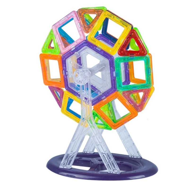 30/32/34/39pcs Mini Magnetni Oblikovalec DIY gradniki kompleti brezplačno 3D nalepke Magnetne Oblikovalec Učenje Izobraževalne Igrače Opeke