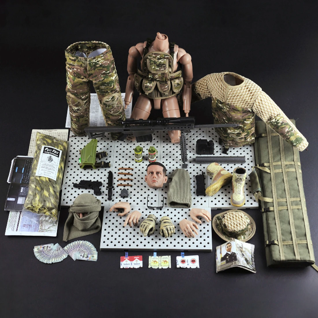 30 cm 1:6 Realno Vojak, Vojaški figuric-Igrač Darilo, S Premično Skupno Za Otroke, Otroci Darilo - Vse Terene Ostrostrelec