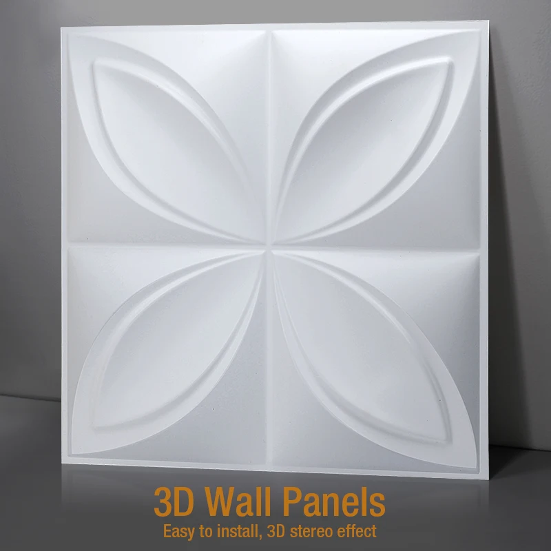 30 cm 3D Plastične Kalupe Za 3D Strešnik Plošče Plesni Omet Stene Stone Wall Art Dekor Plastični Obliki 3D stenske plošče nalepke stropne plošče