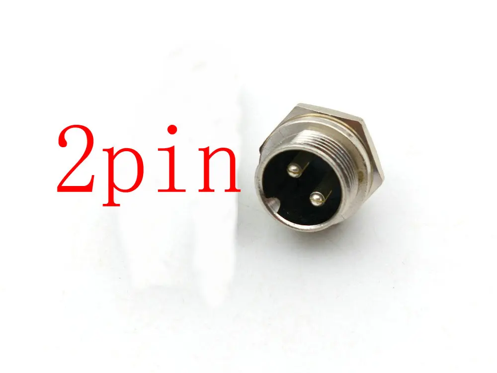3000pcs Silver plated 16 mm GX16 2pin/3pin/4pin/5 Pin6pin/7pin/8pin Audio Kabel, Ohišje Gori Priključek