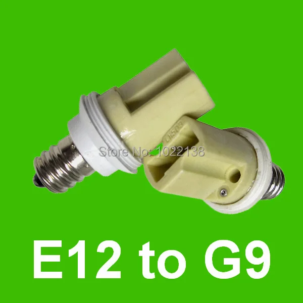 30pcs E12, da G9 LED lučka znanja socket adapter E12-G9 led svetilko imetnika converter, vtičnice, žarnice znanja Pretvornik extender