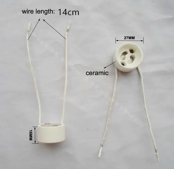 30pcs/veliko, GU10 sijalka osnove imetnika Vtičnico znanja LED Lučka staranja test imetnik GU10 vgradnjo Silikonski kabel led žarnice pozornosti RAZSVETLJAVO