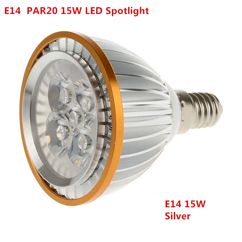 30XDHL LED PAR20 Žarnice E14 15W 5*3W Toplo Bela/Hladno Bela/Pure White 110V 220V Zatemniti LED PAR 20 P20 Reflektorji, Svetilke za