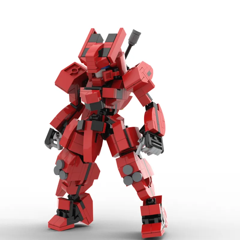 310Pcs Oblikovalec Mecha Bojevnik gradniki Igrače Za Otroke Roboti Oklep Anime Slika Model 15 cm Dejanje Slika Blok Lutke