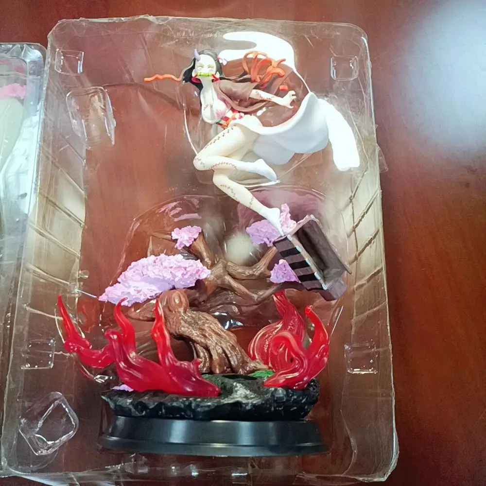 32 cm Anime GK Moje Dekle Demon Slayer Kimetsu ne Yaiba Kamado Nezuko PVC Dejanje Slika Igrača Kip Odraslih Zbirateljske Model Lutka Darilo