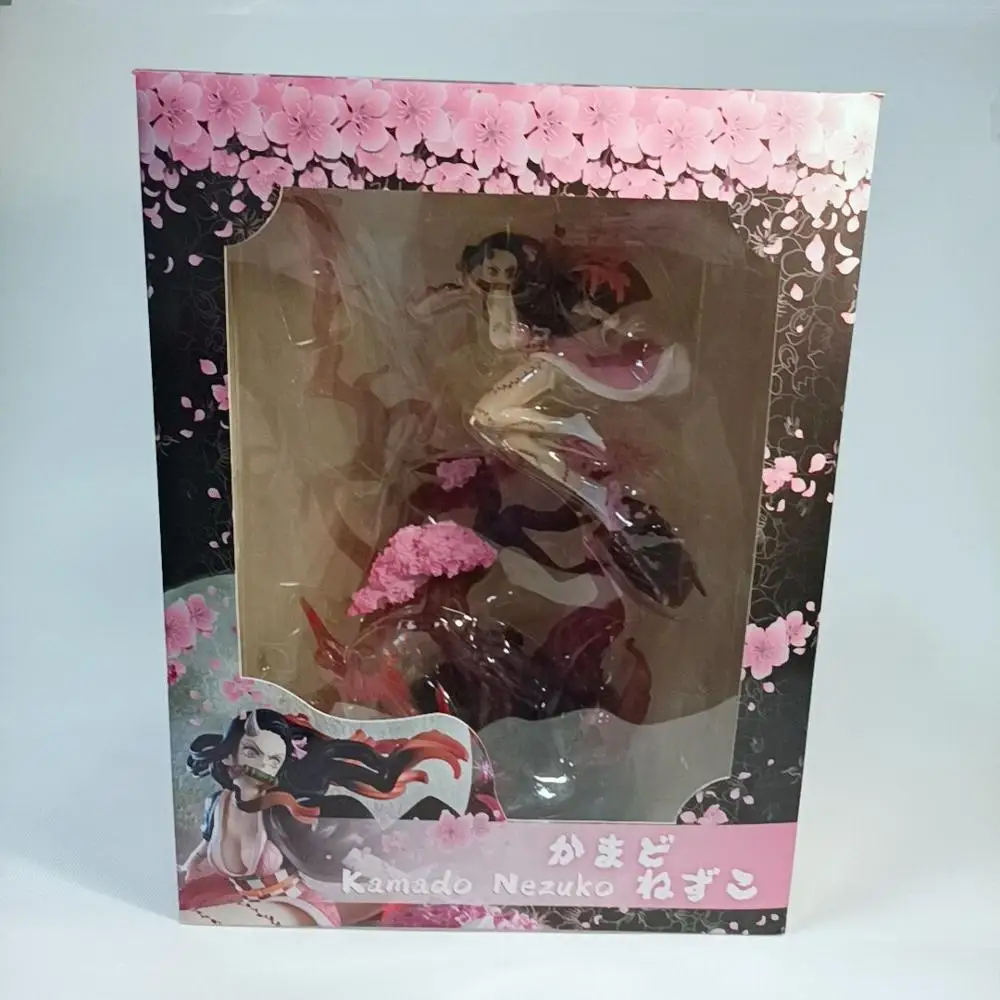 32 cm Anime GK Moje Dekle Demon Slayer Kimetsu ne Yaiba Kamado Nezuko PVC Dejanje Slika Igrača Kip Odraslih Zbirateljske Model Lutka Darilo