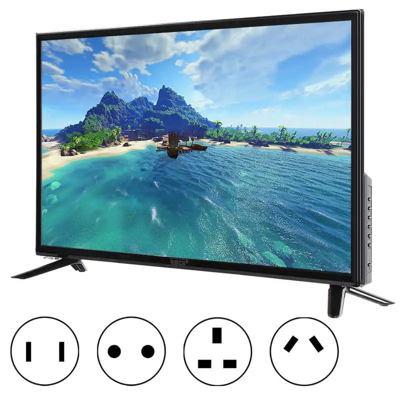 32 palčni HD LCD Smart TV Ultra Tanek HDR Digitalne Televizije USB HDMI RF Vhod Mulit Jezik Umetne inteligence, Glas TV