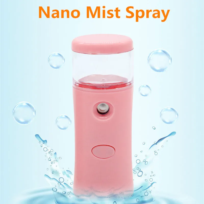35ml USB Priročno Nano Mist Spray Atomizacijo Mister Obraz Hladno Škropilnica Obraza Moisturizing Facial Telo Razpršilo Parnik Škropilnica