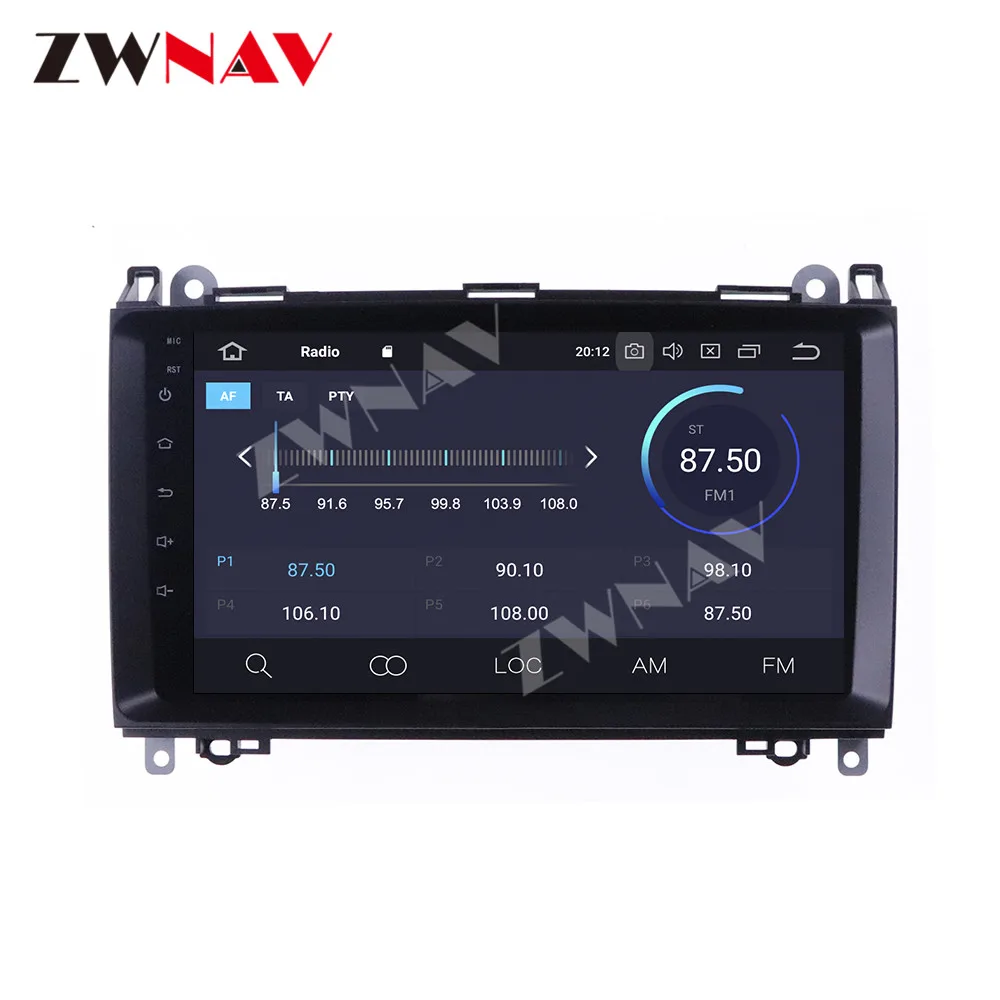 360 Kamera Android 10.0 zaslon Avto Multimedijski predvajalnik Za Benz B-razred B Razred T245 2005-2011 GPS stereo radio navi IPS vodja enote
