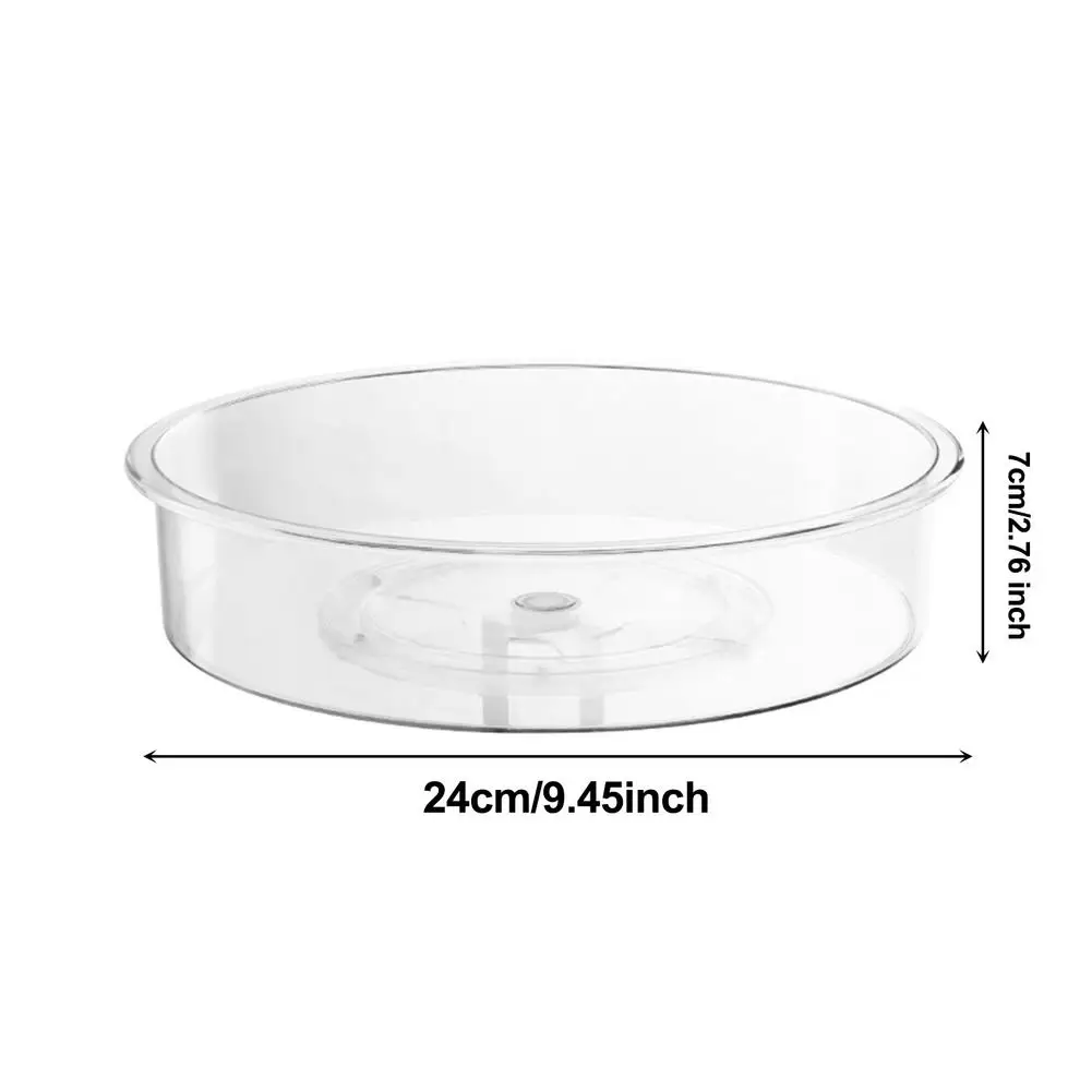 360 Rotacijski Shranjevanje Bin Praktično Plastična Škatla Za Shranjevanje Gramofon Spice Stojalo Za Kuhinjske Omare Za Nego Kože Shranjevanje