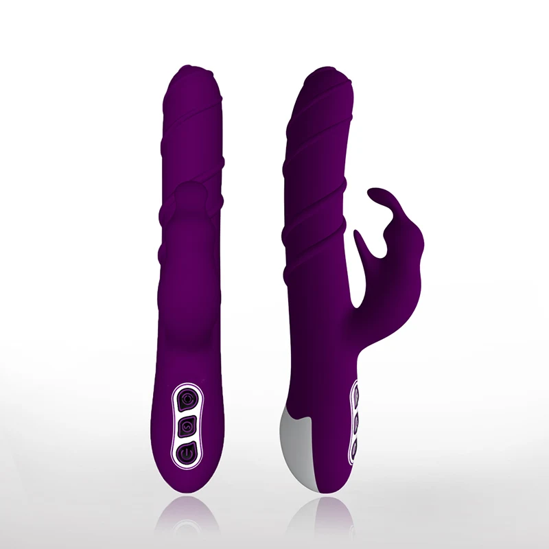 360 stopinj Rotacija Dildo Vibratorji 7 Hitrosti Močne Vibracije Klitoris Stimulacije Rabbit Vibrator Odraslih Erotično sex Igrače za Ženske