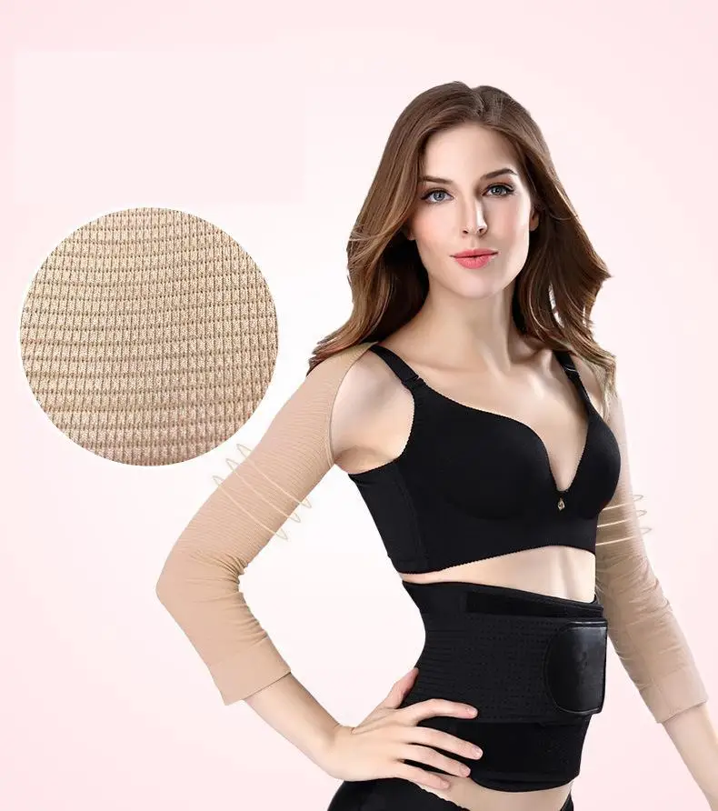 360-Stopinjski Ženske Roko Rokav Nazaj Popravek Čista Barva Oblikovanje Telesa Slim Udobno Pomlad Poletje Dihanje Ramo Protector
