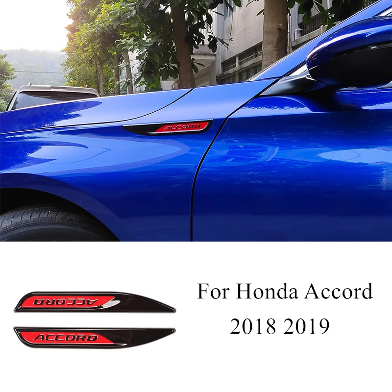 3D Auto ABS Emblem Nalepke Telo Bok Dekoracijo Pribor Za Honda Accord 2019 2018 Avto Styling