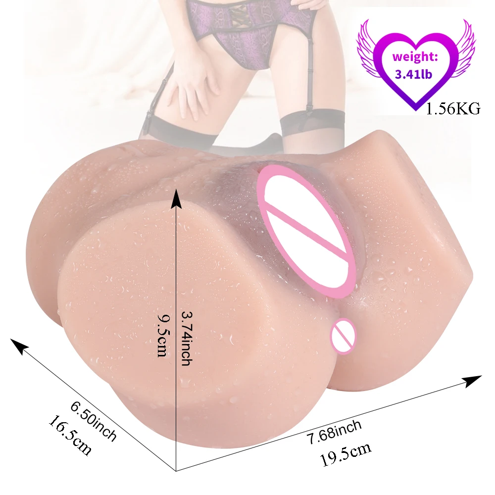 3D Globoko Vagina Masturbator Za Moške Umetno Pravi Rit Sex Lutka Muco Analni Seks Življenje Kože, Občutek Sex Igrače Za Odrasle