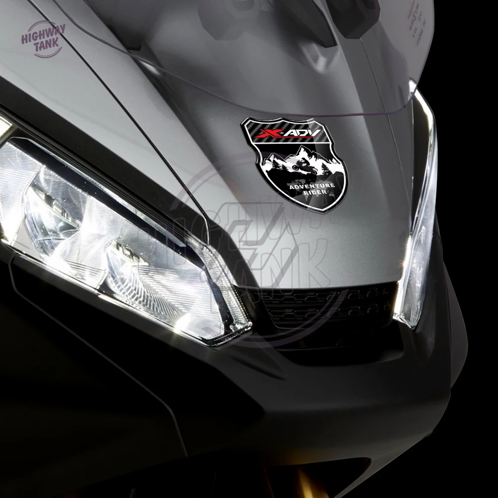 3D Motociklistična Ščit Nalepke Primeru za HONDA X-ADV 150 250 300 750 Avanturo Rider Decals