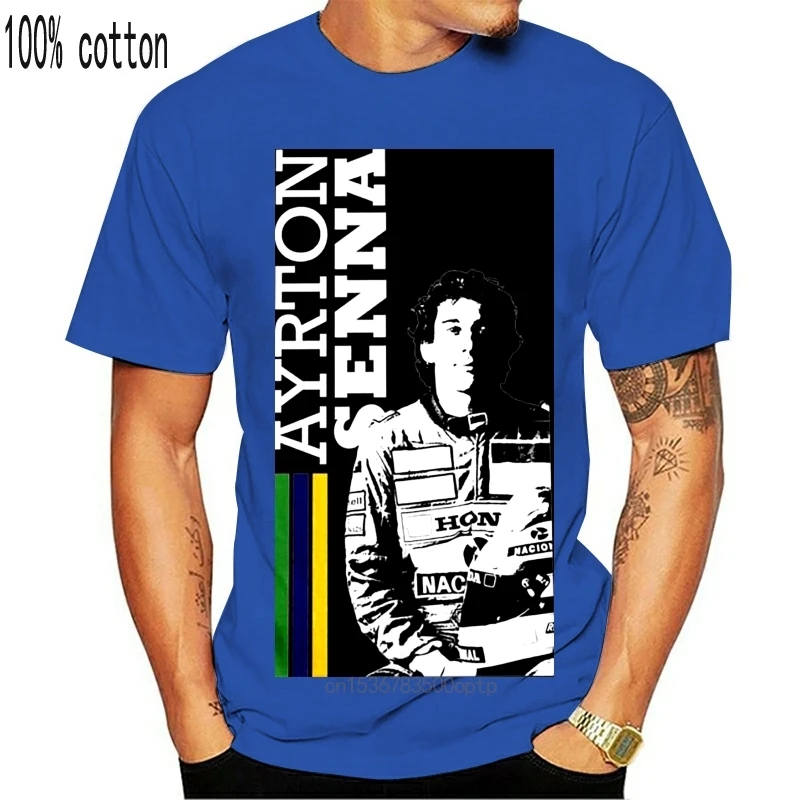 3D Tiskanje T Shirt Ayrton Senna Brazilija D 1 Tee MenMan Graphic T-Shirt Organski Bombaž Alicedream Tee Mens Kratek Rokav Tees