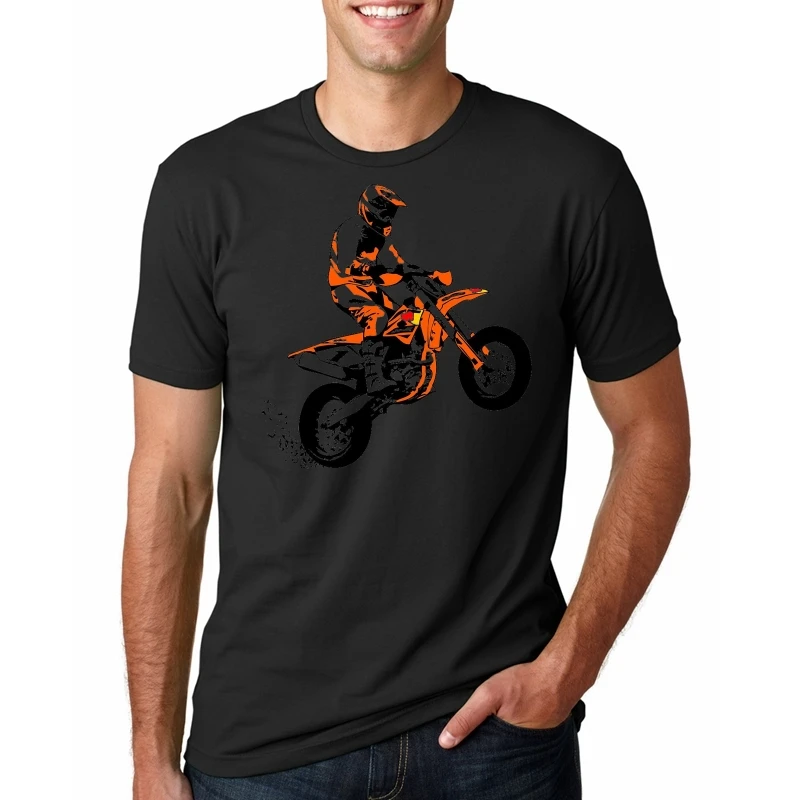 3D Tshirt Moški Smešno T Shirt Supermoto Graphic T-Shirt