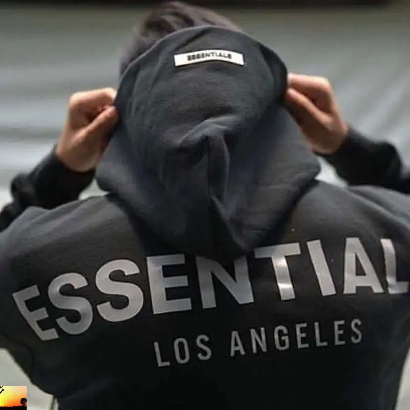 3M Odsevni Hoodie Majica Essentials La Omejeno L. A. Črkami Kapičastih Pulover