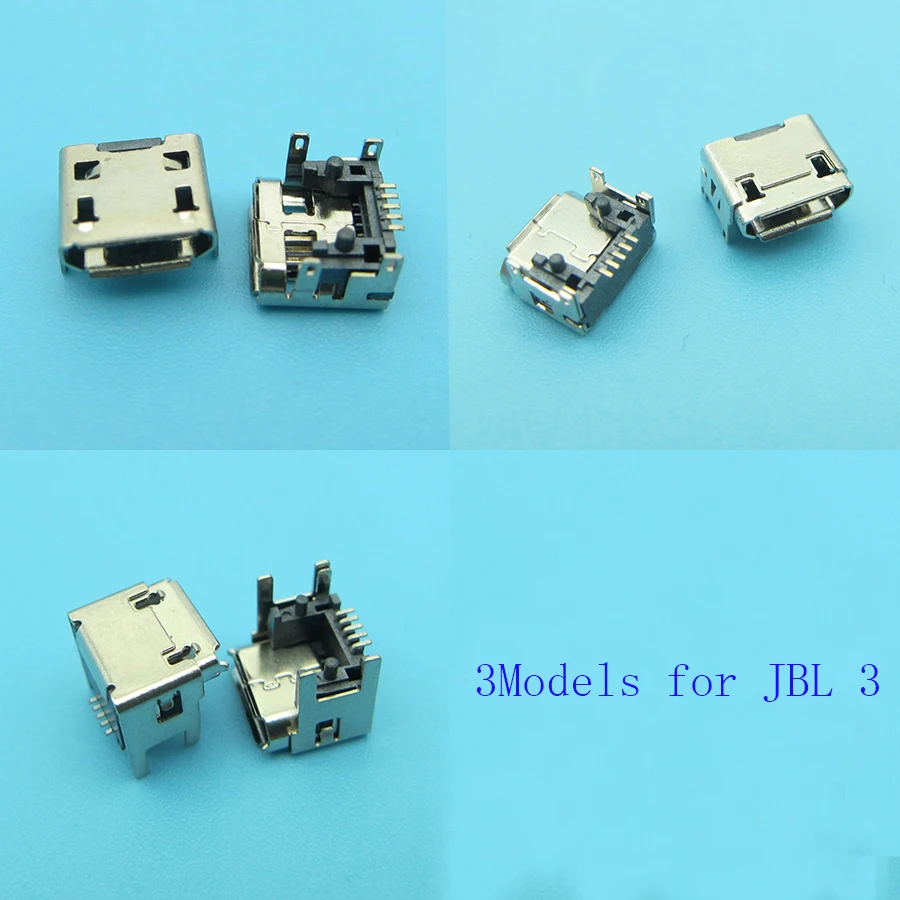 3model 6pcs za JBL Polnjenje FLIP 3 Bluetooth Zvočnik Nove ženske 5pin tip B Mikro mini USB Polnjenje prek kabla USB Vrata jack vtičnica Priključek