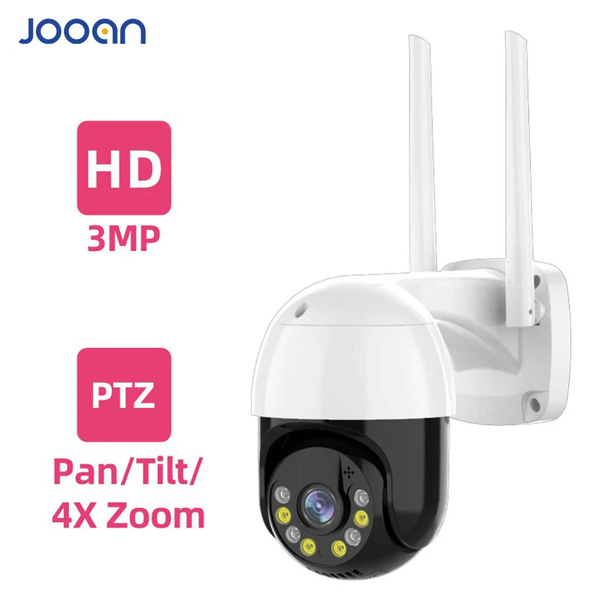 3MP PTZ Brezžična IP Kamera Nepremočljiva 4X Digitalni Zoom Speed Dome Super 1296P WiFi Varnosti CCTV Avdio Cam