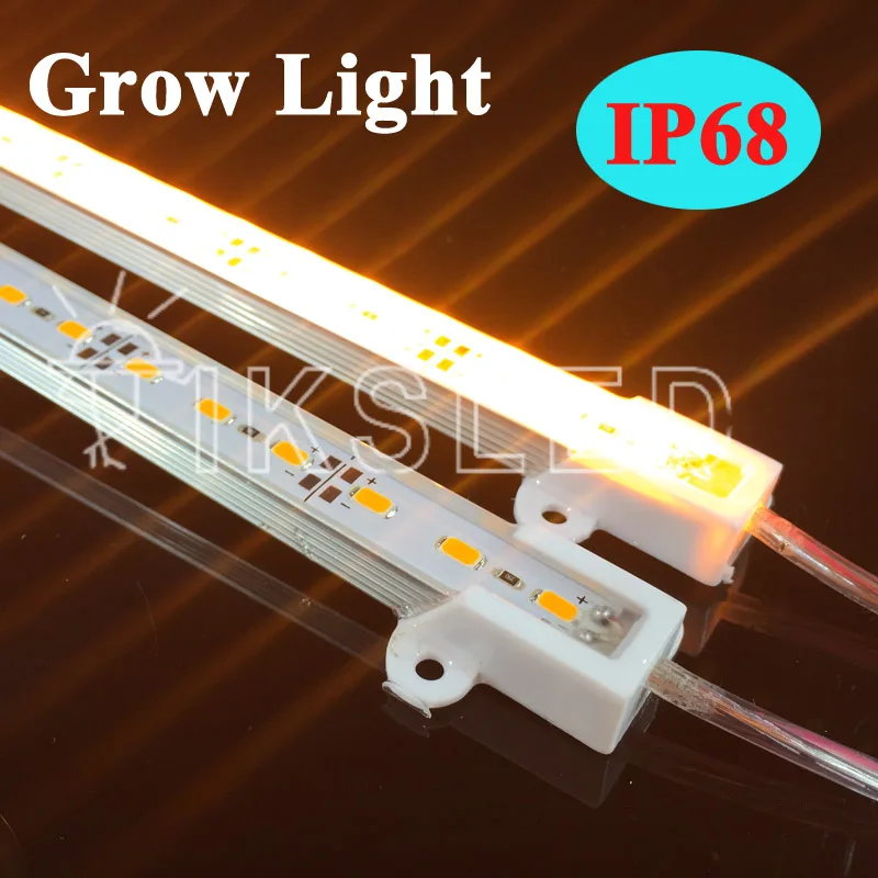 3pcs 50 cm/kos 5730 12V IP68 Vodotesen LED bar toga svetlobni trakovi rastejo luči Hydroponic Rastlin, cvetja LED gojenje rastlin raste