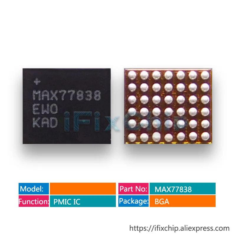 3pcs/veliko MAX77838 77838 majhno močjo čipu ic za Samsung S7 Edge/ S8 G950F/ S8+ G955F Zaslon PM IC PMIC