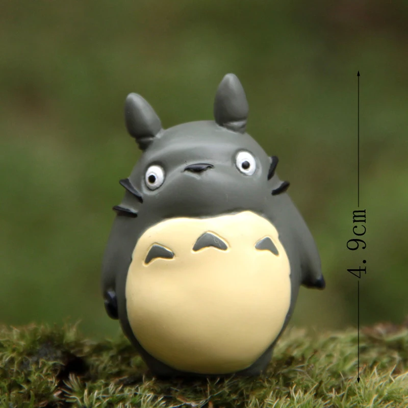 3pcs/veliko Totoro PVC Akcijska Figura, Igrače DIY Moj Sosed Totoro Lepe Številke Zbirka Model Igrača Mikro Krajine za Otroke Darilo