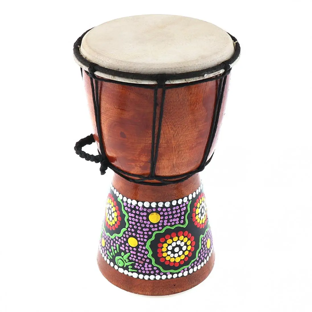 4 / 6 Inch Strokovno Tradicionalne Afriške Djembe Boben Lesa Kozje Kože Dober Zvok Afriške Glasbeni Instrument