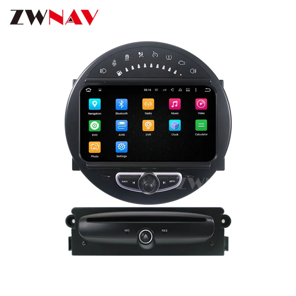4+64 G Android 10.0 Zaslon Avto Multimedijski Predvajalnik Za BMW Mini 2006 2007-2013 GPS NAVIGACIJA Auto Radio Audio Stereo IPS Vodja Enote