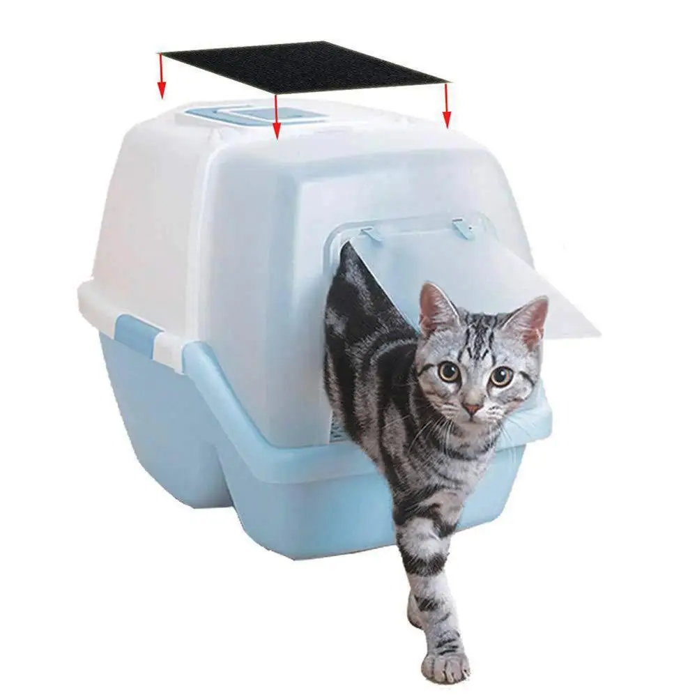 4/6Pcs Pet Mačka Legla Polje Filter Mucek Pad oglje Dezodoriranje Filtri Carbon Pack Deodorant Oglje Filter Doma