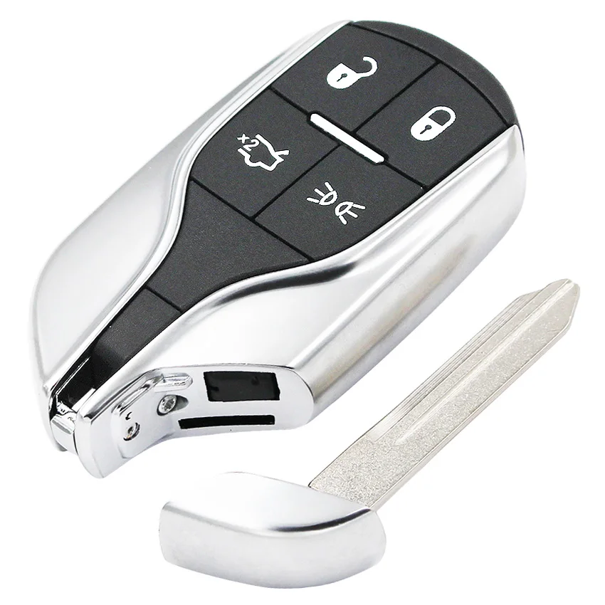 4 Gumbi, Pametna Kartica Daljinski ključ za Maserati Predsednik Ghibli Levanta 433MHZ z ID46 Čip