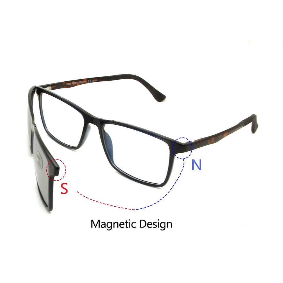 4 V 1 Magnet Polarizirana Sončna Očala Posnetek Na Računalnik Objektiv Ozko Magnetni Očala Moški Ženske Kvadratnih Očala Ultem Očala