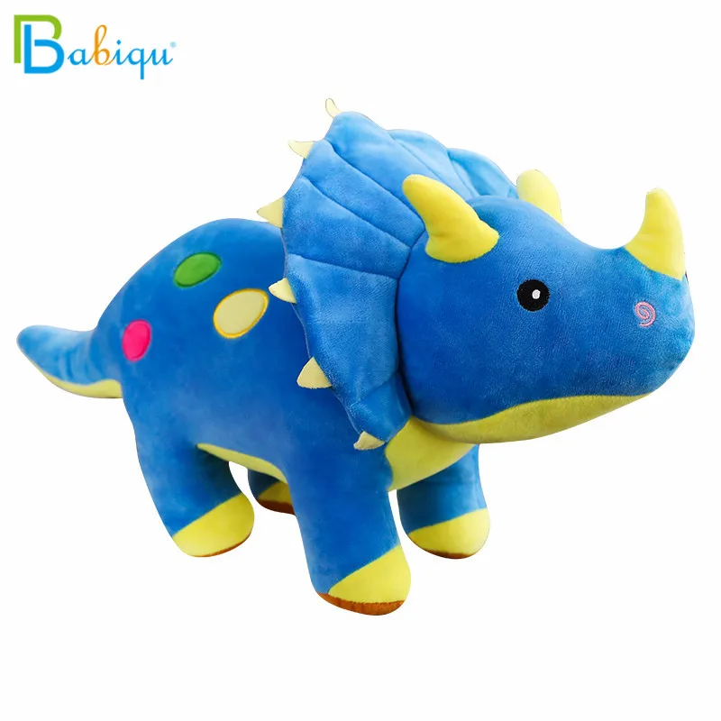 40-100 CM Ustvarjalno, Srčkan Triceratops Plišastih Igrač Risanka Dinozaver Živali Lutka Polnjene Risanka Blazino za Otroke Fantje Rojstni dan Darila