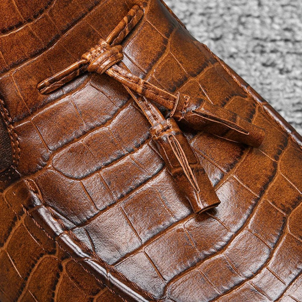 40-46 blagovne znamke moški čevlji WOOTTEN Vrh kakovosti lep udobno pomlad Retro usnje škornji #KD5285C3