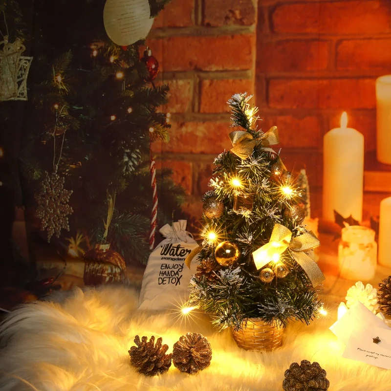 40 CM Najboljše Otroci GiftChristmas Drevo, Novo Leto, Božič Drevo Okraski Za Domačo zabavo Dekoracijo Vesel Božič Namizni Dekor A