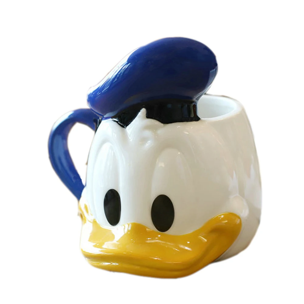 400 ml Disney Donald Duck Mickey Miške, Keramične Vode, Skodelico Mleka, Kave Vrč Home Office Zbirka Skodelice Ženske Dekle Ljubezen Nekaj Daril
