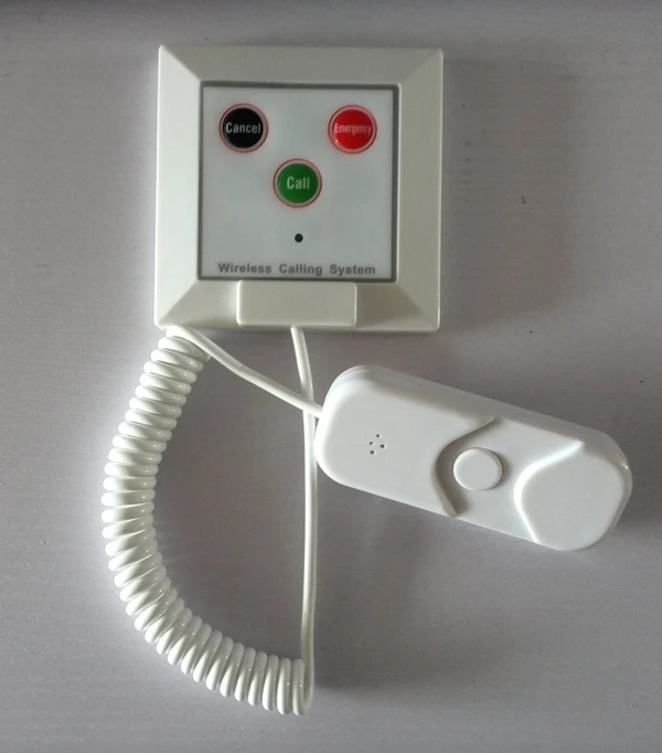 433.92 mhz Bolnika medicinska sestra panike gumb za klic sistem s 4-tipka(klic;sili;pa prekličete;gumb za klic iz kabel) za ambulanti, bolnišnici