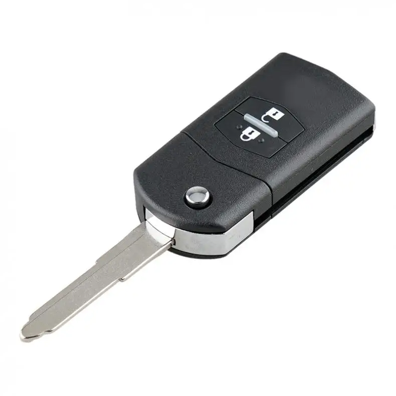 433Mhz 2 Gumbi Zamenjava Flip Avto Daljinski Ključ Vstop brez ključa z ID63 80Bit Čip 41781 primerni za Mazda 3 / BT-50