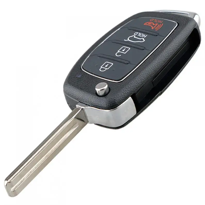 434Mhz 4 Gumbi za Vstop brez ključa za Daljinsko Flip Ključni Fob s 4D60 Čip TQ8-RKE-4F16 Primerni za Hyundai Sonata-2016