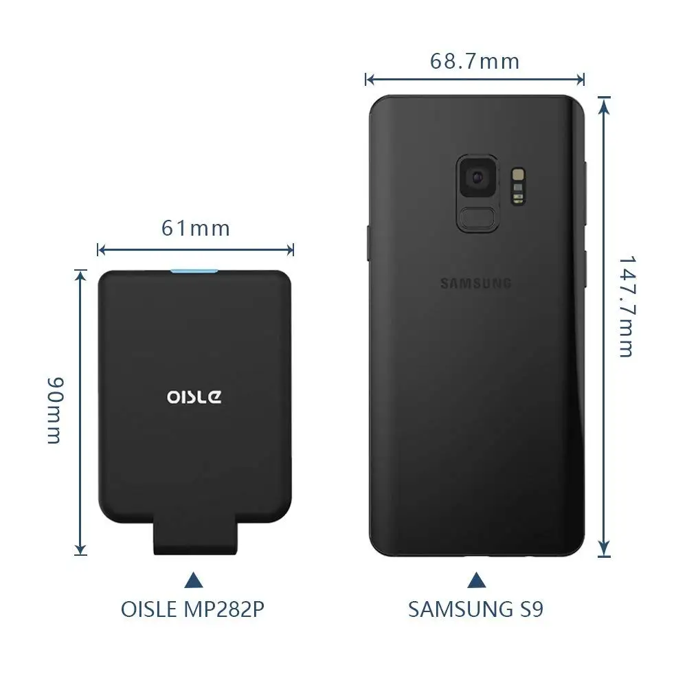 4500mAh Zunanje Baterije, Polnilnika Baterij Primeru Za iPhone/ Tip-C/Micro-USB Samsung Ultra Tanek Moči Banke Pitne Polnilnik