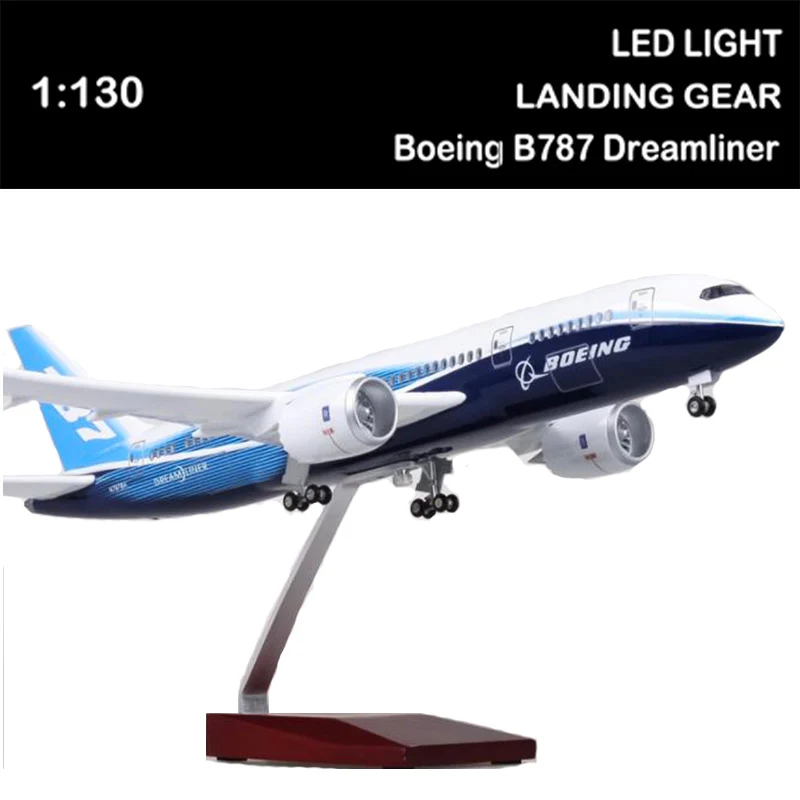 47 CM, 1/130 Boeing 787 B787 Dreamliner Model Letala Letalo Fantje Igrača Ravnini Zbirka Zaslon Diecast Zlitine Navadnih Darilo Kolesa