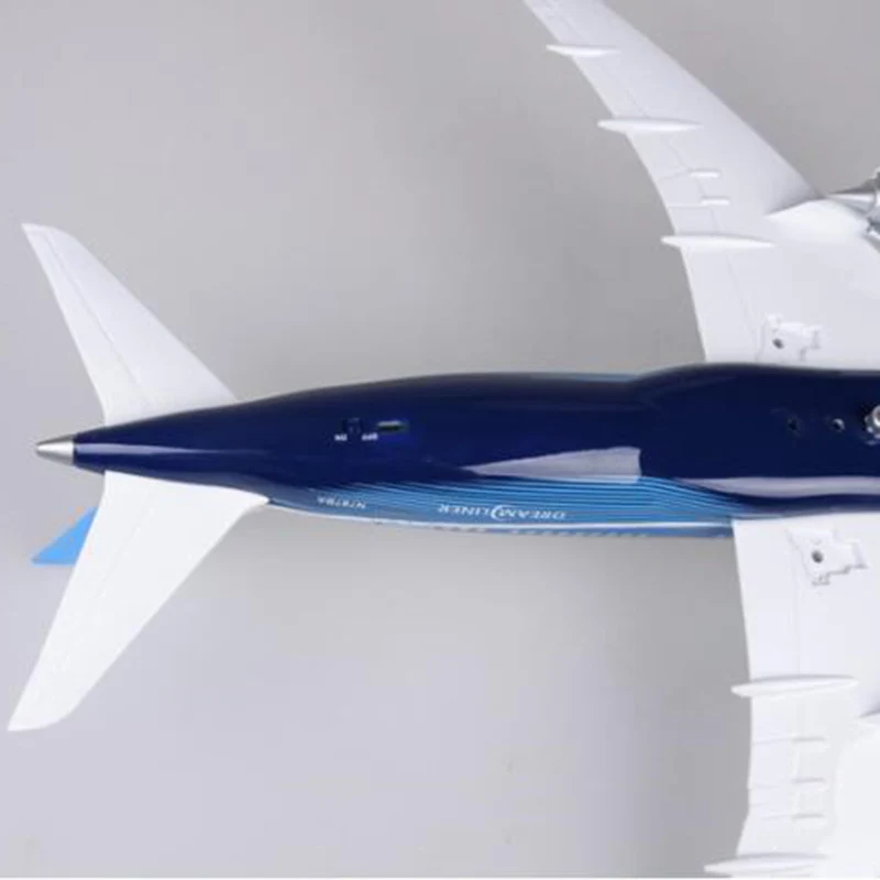 47 CM, 1/130 Boeing 787 B787 Dreamliner Model Letala Letalo Fantje Igrača Ravnini Zbirka Zaslon Diecast Zlitine Navadnih Darilo Kolesa