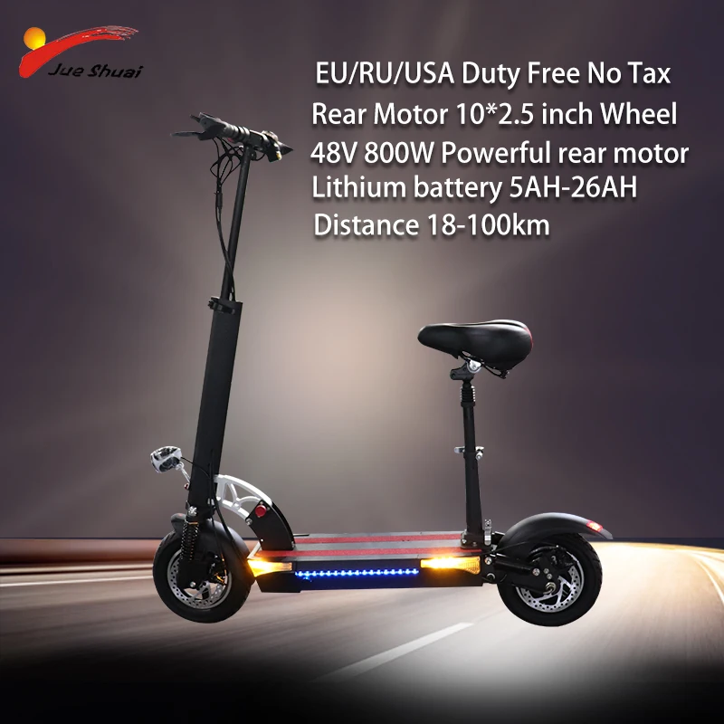 48V 800W Električni Skuter dolge razdalje 100km Litijeva baterija močan električni skateboard patinete electrico adulto E Scooter
