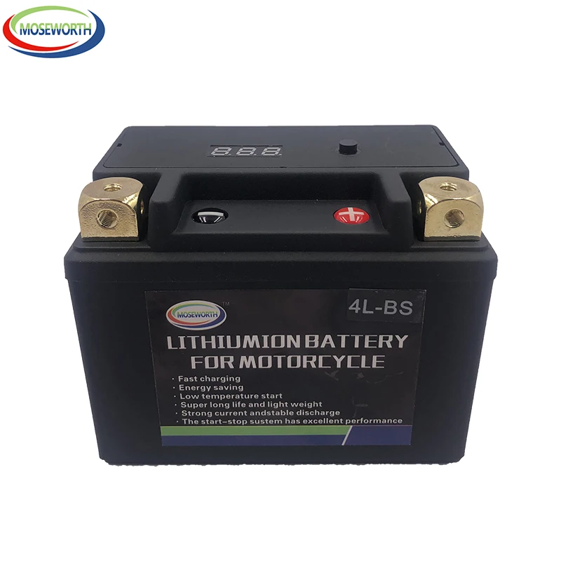 4AH Motocikel Baterija 12V LiFePO4 litij-ionska 4L-BS 180CCA Velikost-113x70x89mm Vgrajen BMS Odbor Litij-Fosfat ionska Baterija