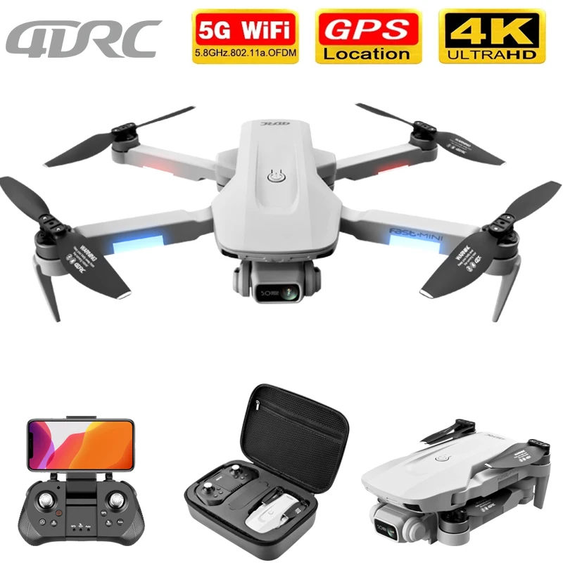 4DRC F8, GPS 5 g True HD 4K Fotoaparat Strokovno 2000m Slike Prenos Brushless Motor Zložljive Quadcopter RC Dron Darilo