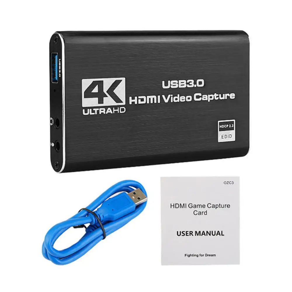 4K HDMI Video Igre Capture Card USB3.0 1080P Grabežljivac Ključ HDMI capture card za OBS in Posname Igre Capture Card Živo