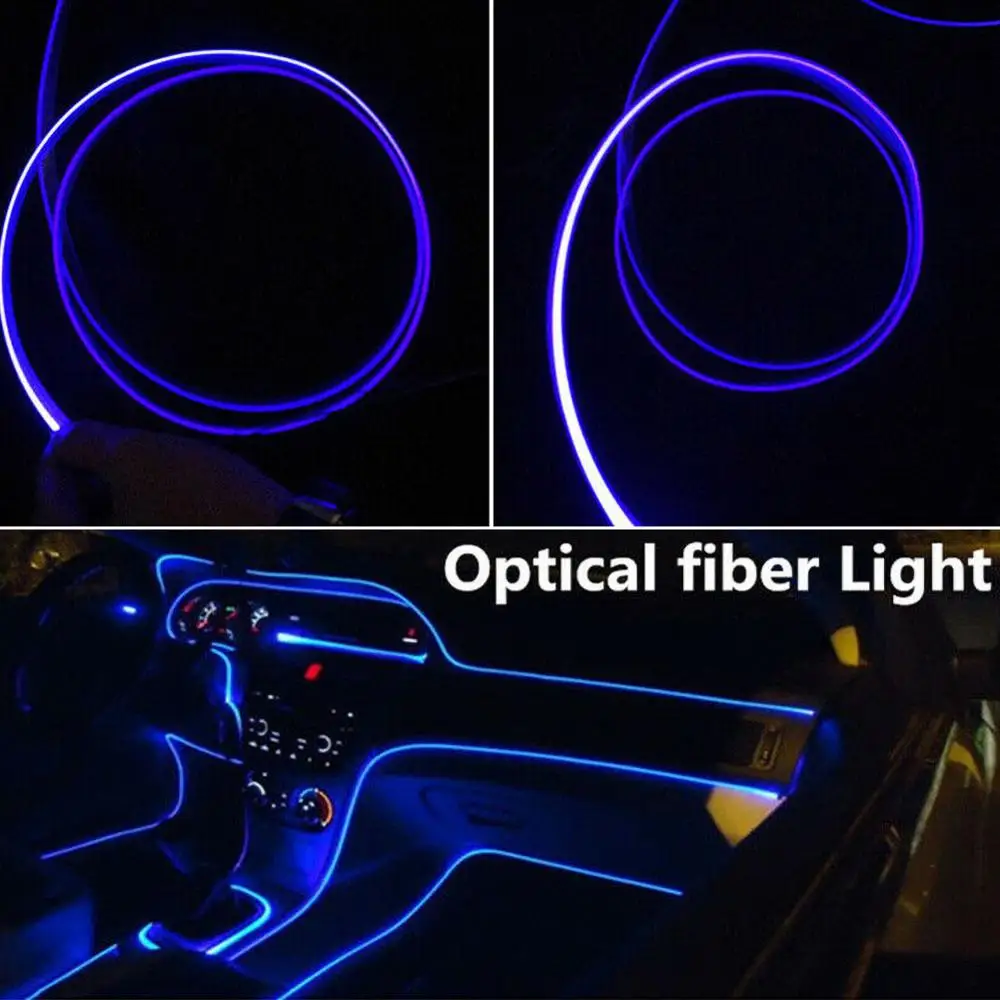 4M Avto Vzdušje Optični Lučka Vrata Svetlobe LED Notranja osvetlitev Okolja Dekorativni