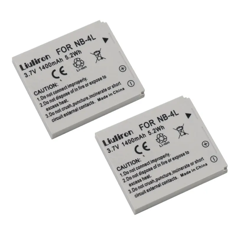 4Pcs bateria NB-4L KW 4L NB4L Li-ionska Baterija + LCD USB Polnilec Za Canon IXUS 60 65 80 75 100 I20 110 115 120 130 JE 117 220 225