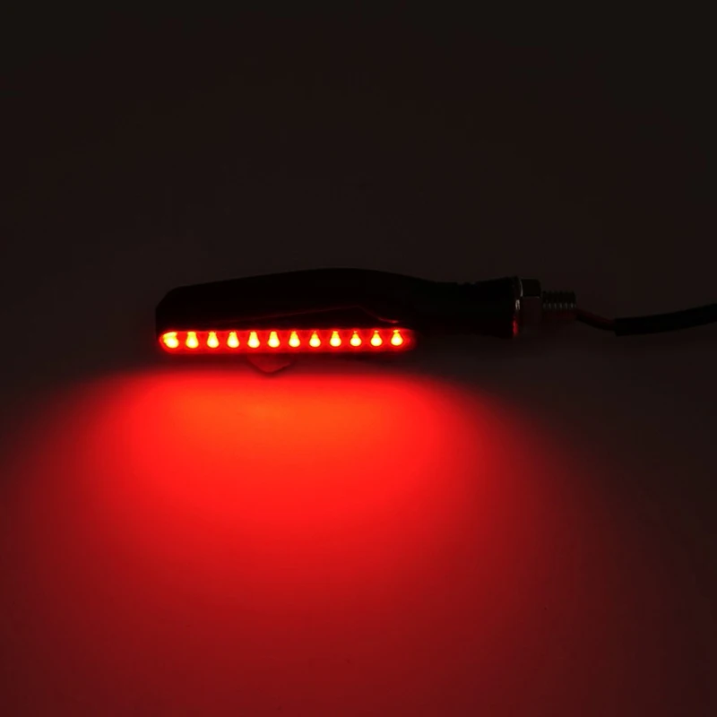 4PCS LED smerokaze 24LED DRL Kazalnik Blinker Rep Svetlobe Vgrajen LED Rele Teče Voda Rep Zavora Ustavi Opozorilne Luči